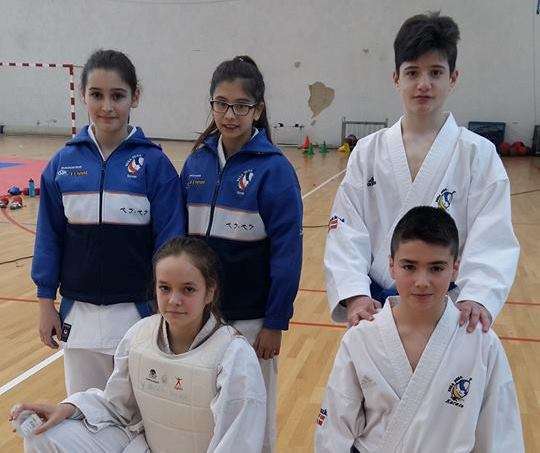 Los jóvenes del Bera Bera karate en la preselección de Vasca